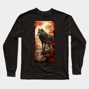 Serene Wolf Long Sleeve T-Shirt